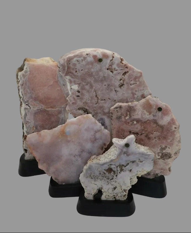 Pink Amethyst auf Standfuß 01
