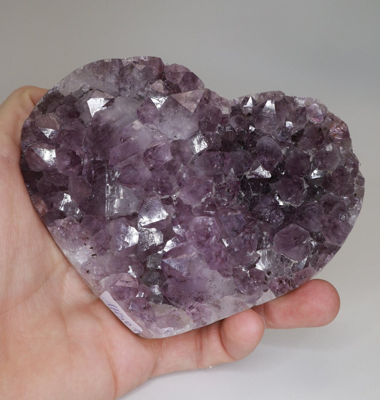 Amethyst Herz geschliffen