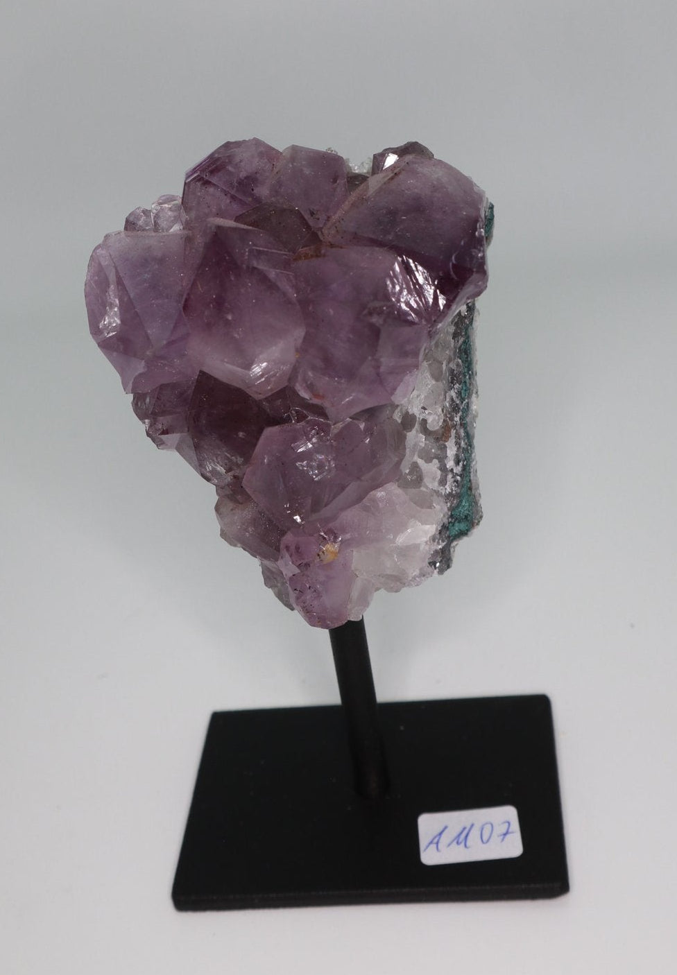 Amethyst auf Metallständer 07