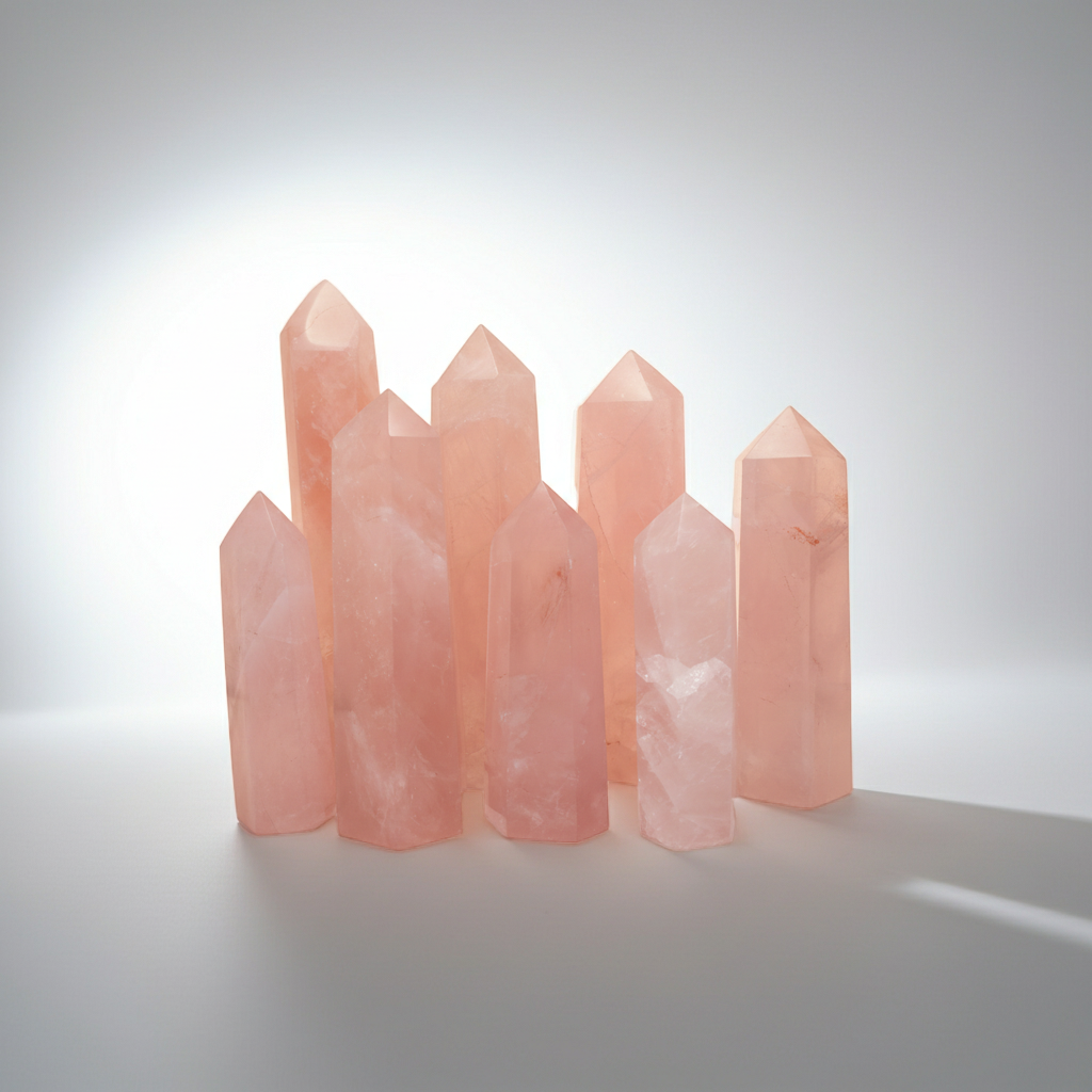 Rosenquarz Türme
